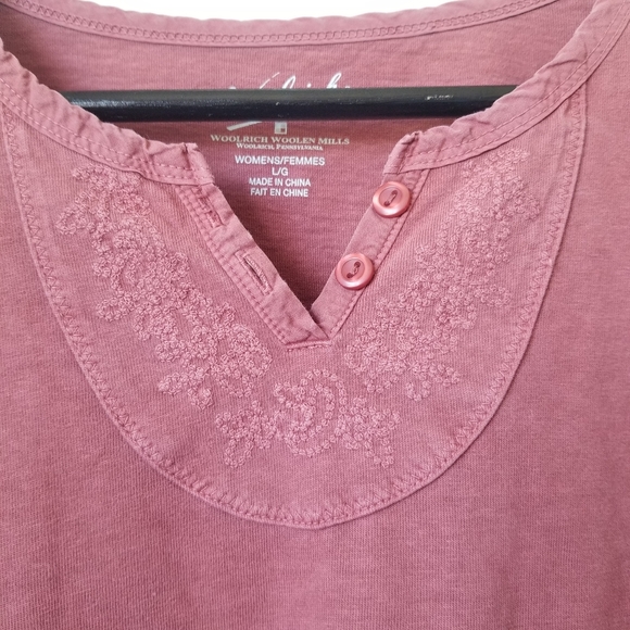 Woolrich Women's First Fork Embroidered Top - Picture 4 of 8